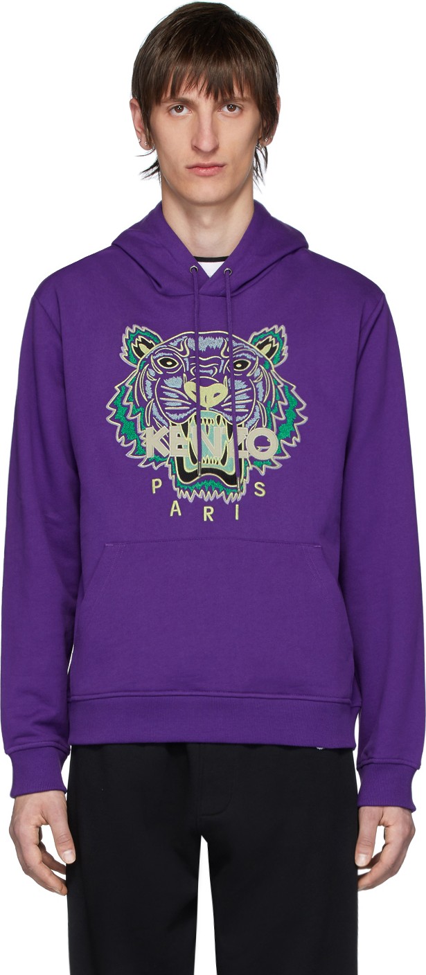 KENZO Purple Tiger Hoodie