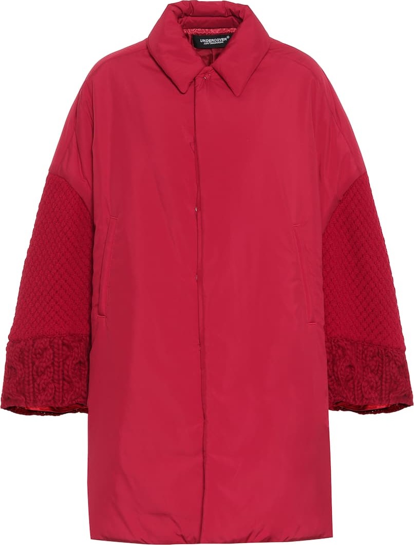 Undercover Wool-trimmed coat