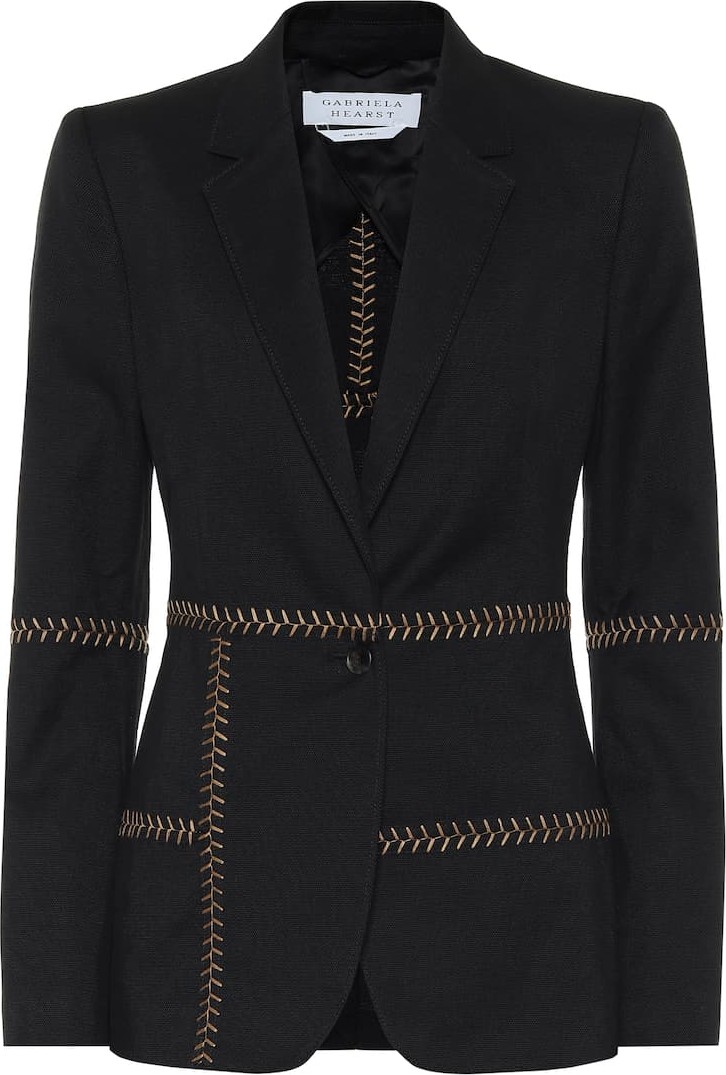 Gabriela Hearst Cadmus cotton blazer