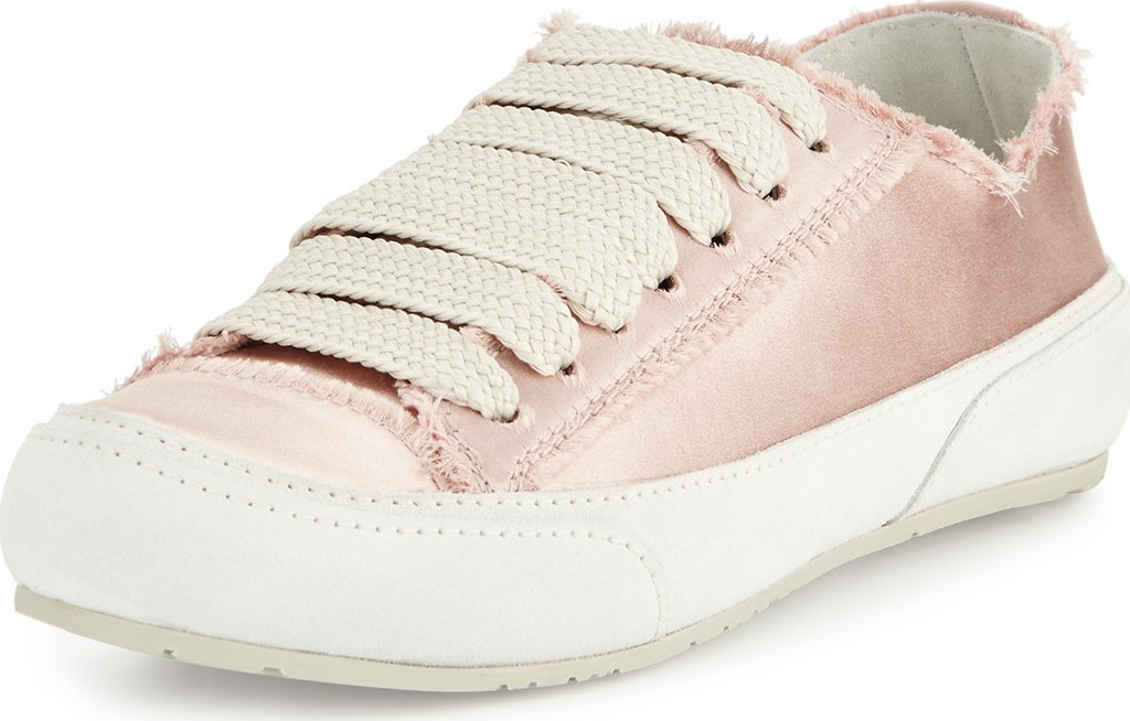 Pedro Garcia Parson Satin Low-Top Lace-Up Sneakers
