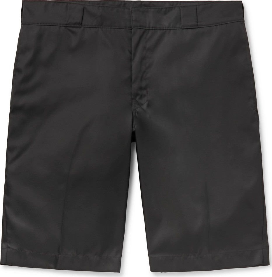 Prada Wide-Leg Nylon Shorts