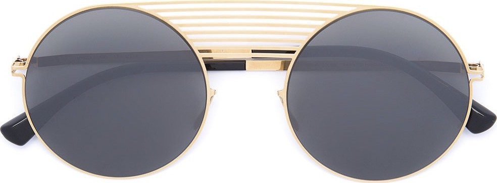 Mykita round horizontal detail sunglasses