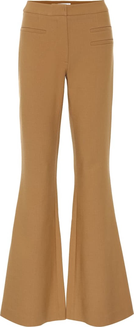 Rejina Pyo Ashley flared wool-blend pants
