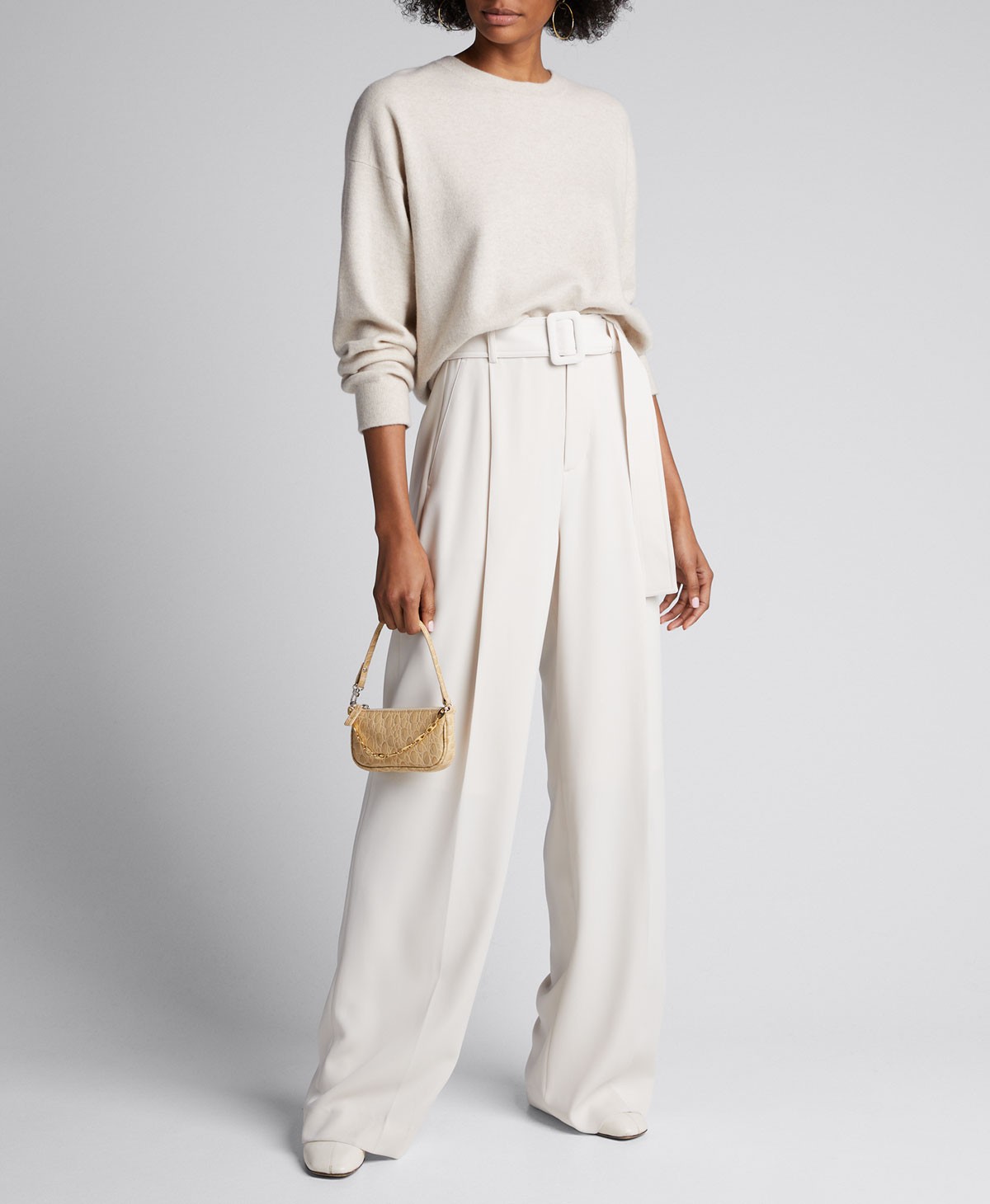 Vince Belted Wide Leg Pants