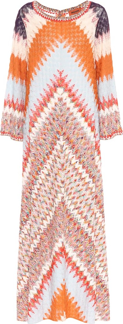 Missoni Stretch-silk knit maxi dress Missoni Stretch-silk knit maxi dress