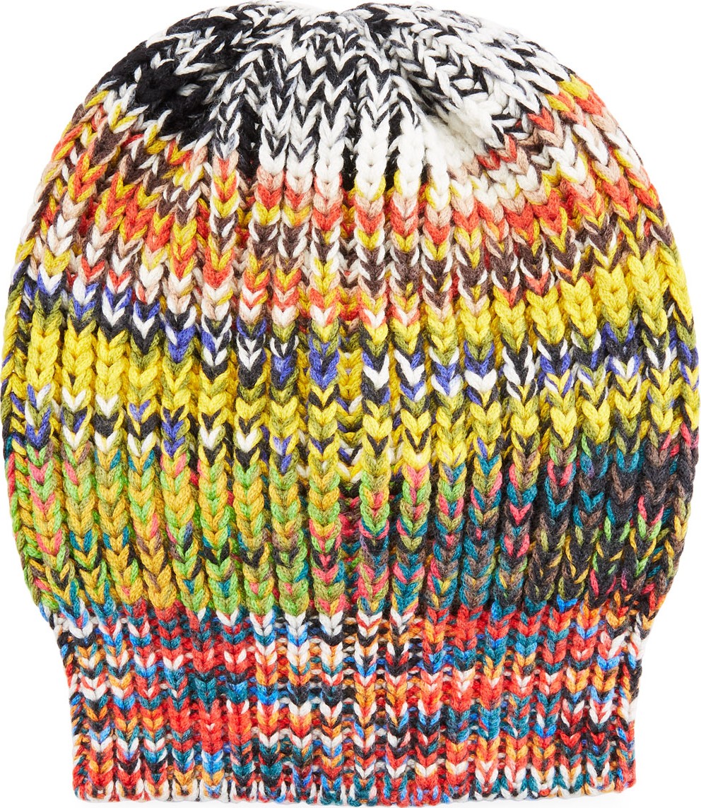 Missoni Multicolored Volume Knit Hat