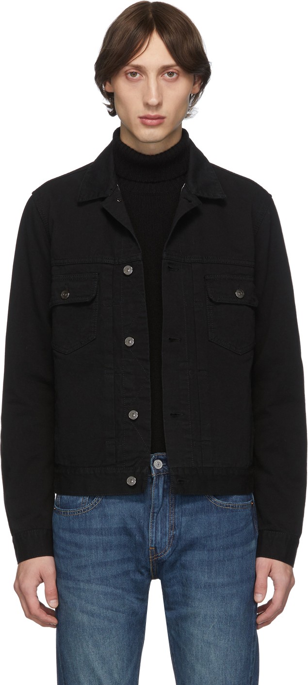 Eidos Black Denim Jacket