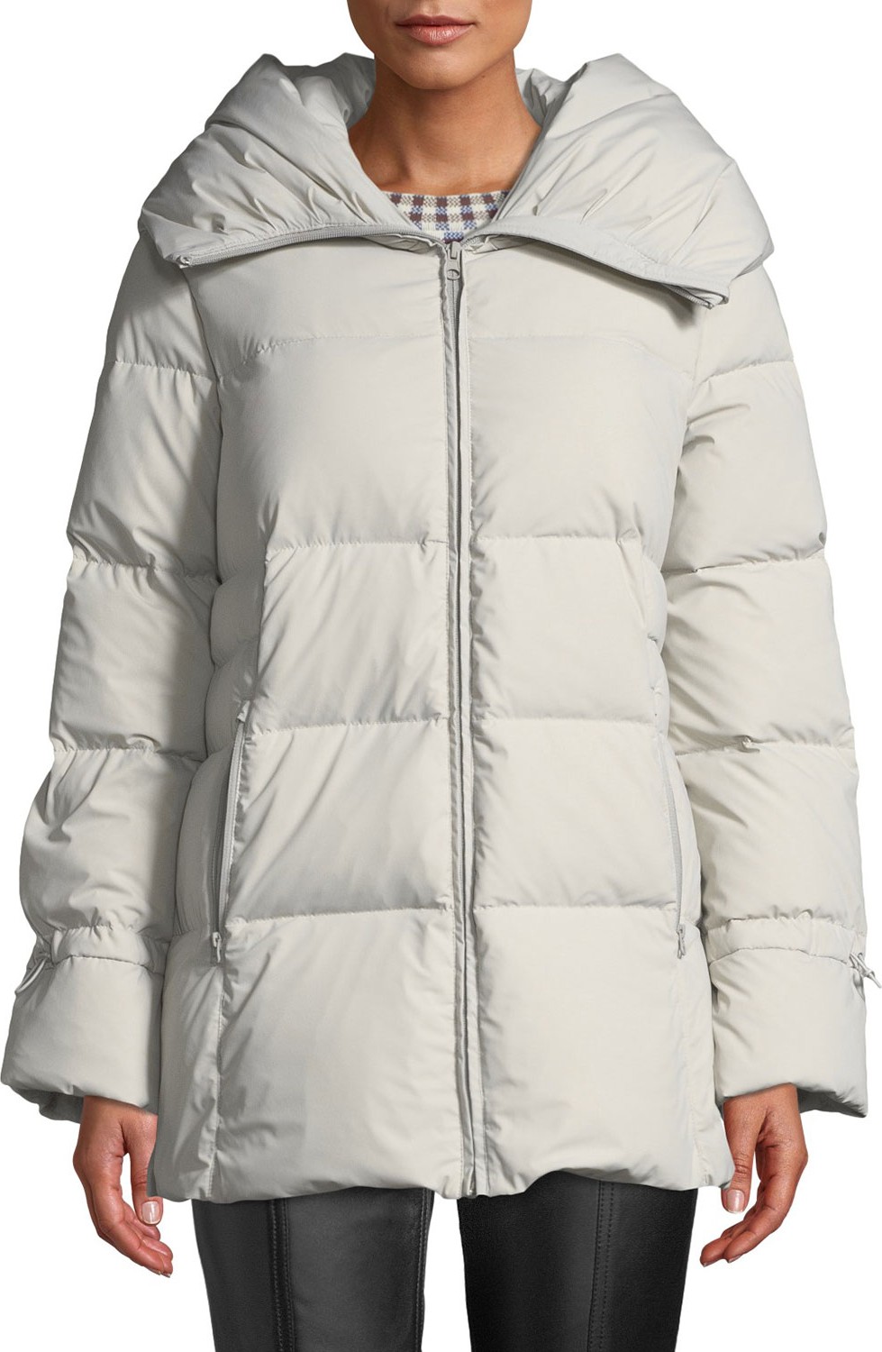 Cole Haan Soft Touch Channel-Quilt Down Jacket