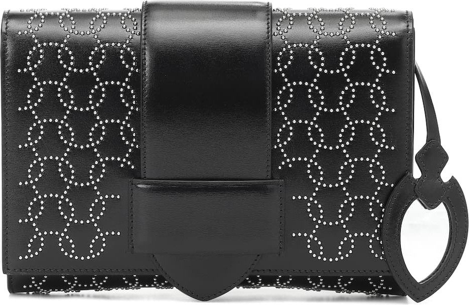 Alaïa Simone leather clutch