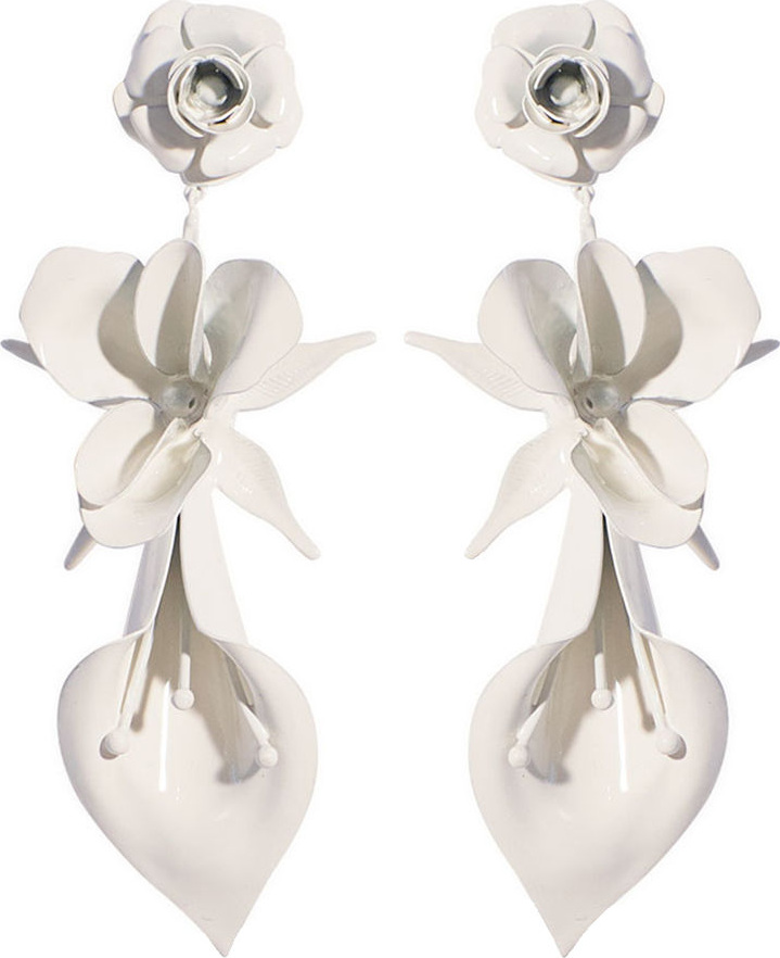 Jennifer Behr Lydia Flower Drop Earrings