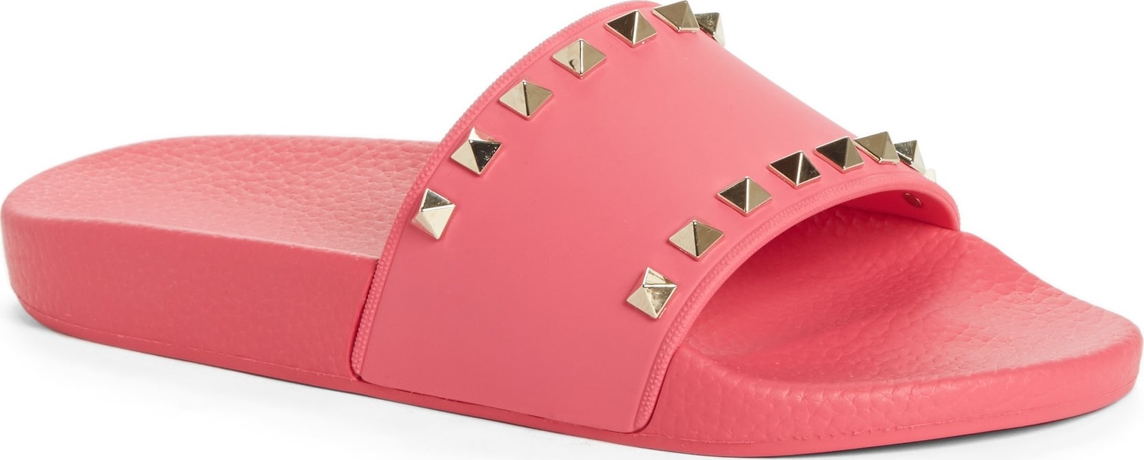 Valentino Rockstud Slide Sandal