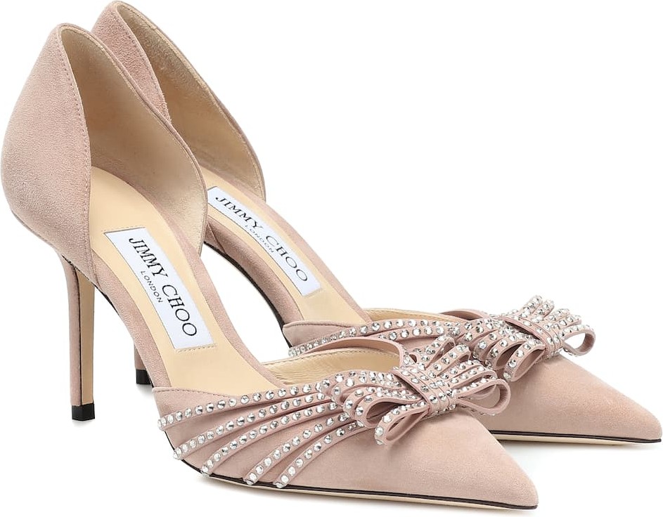 Jimmy Choo Exclusive to Mytheresa – Kaitence 85 suede pumps