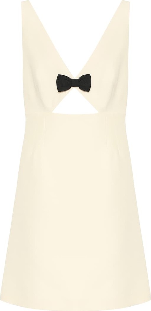 Miu Miu Wool and silk minidress