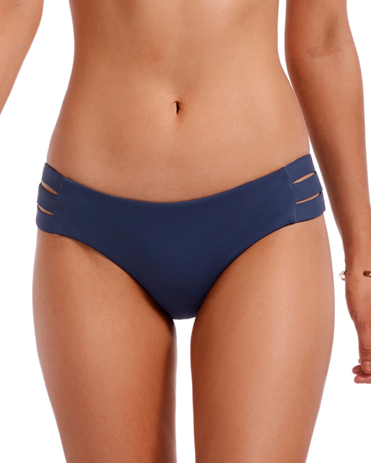 Vitamin A Emelia Triple-Strap Bikini Bottom