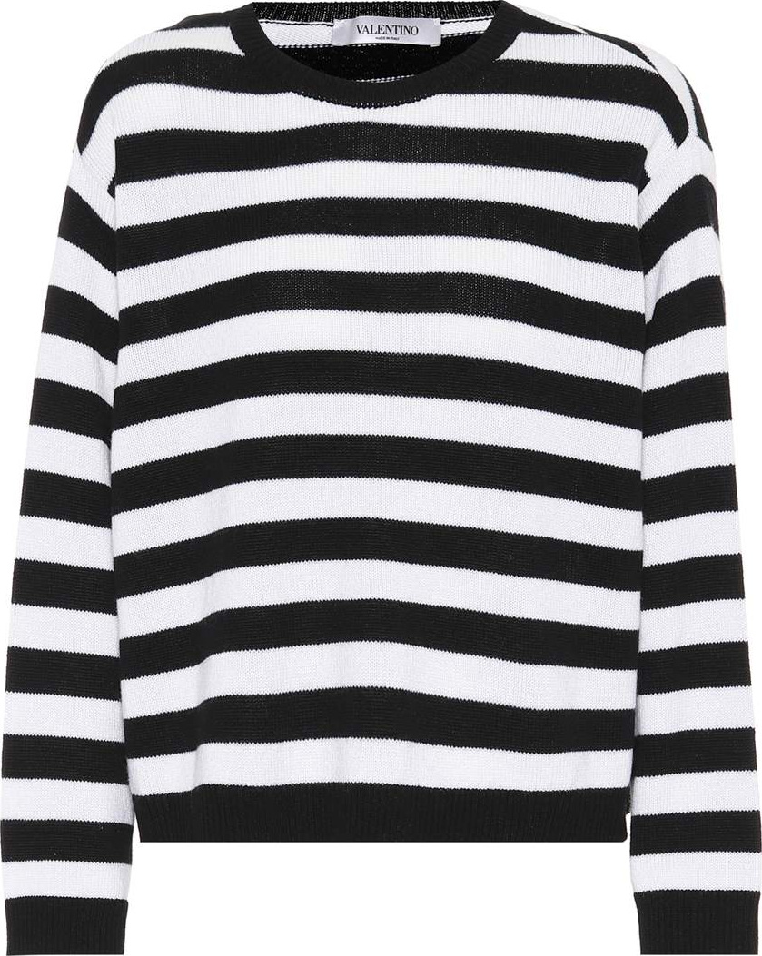 Valentino Striped cashmere sweater