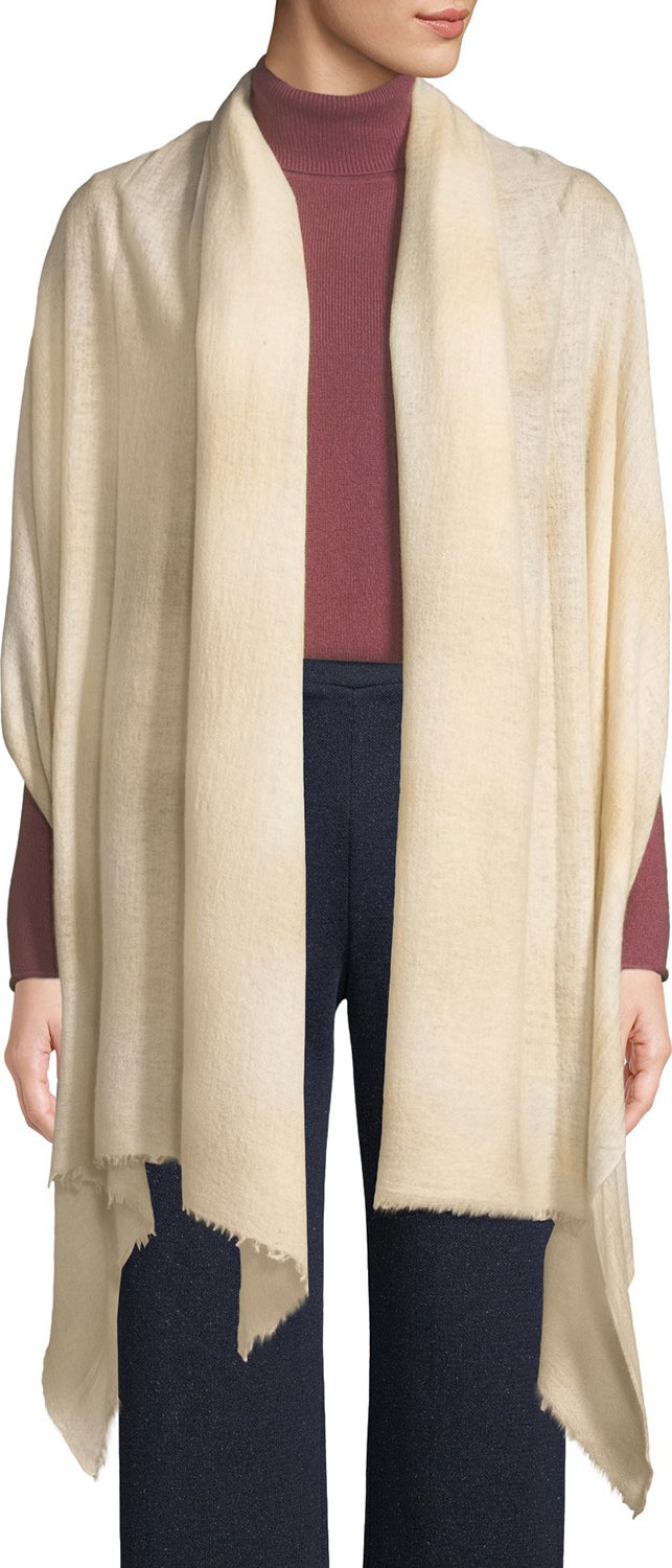 Bindya Tomato Spray Cashmere Stole