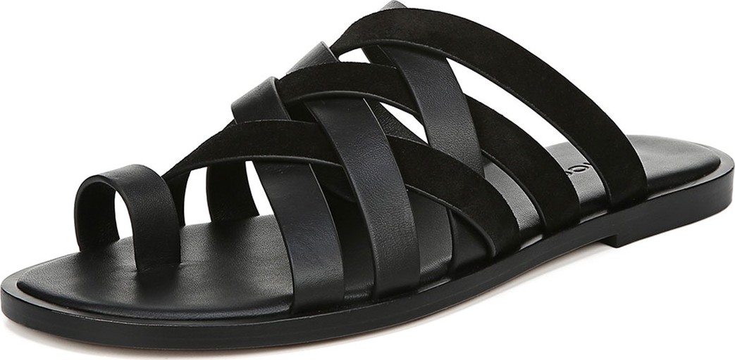 Vince Piers Leather Crisscross Sandals