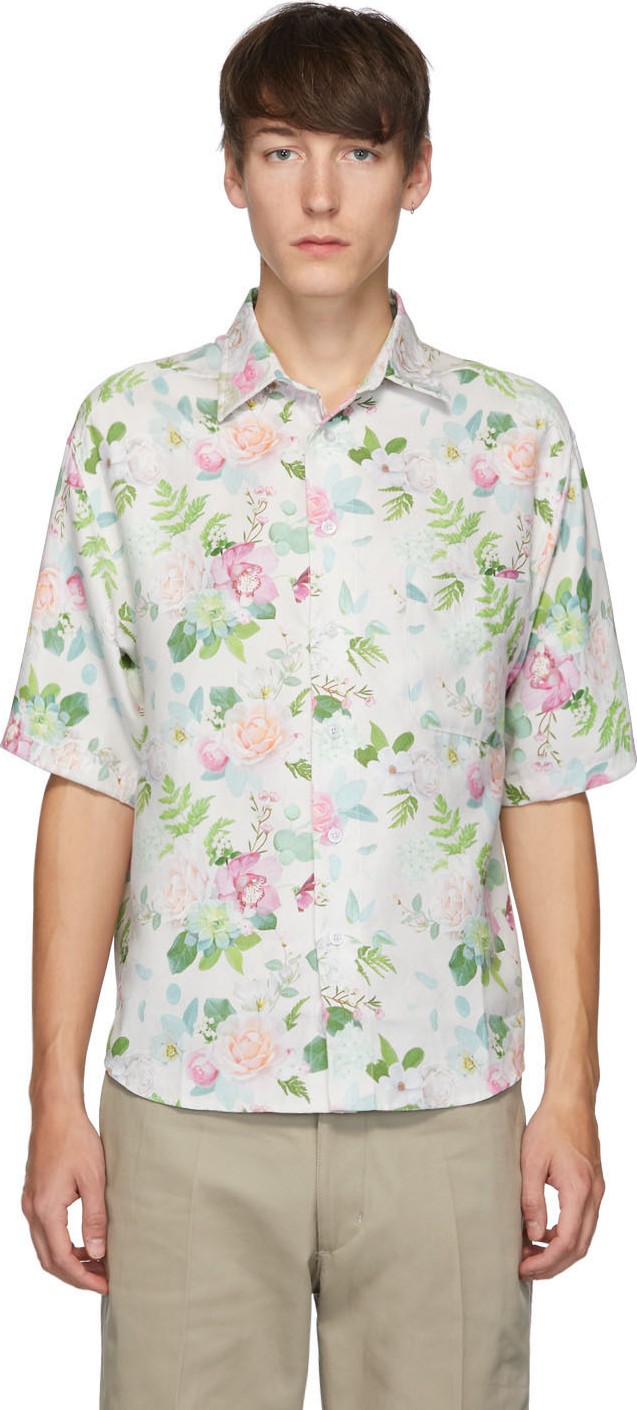 Noon Goons White & Pink Prom Shirt