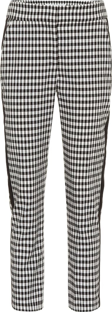 Veronica Beard Gemini checked high-rise pants