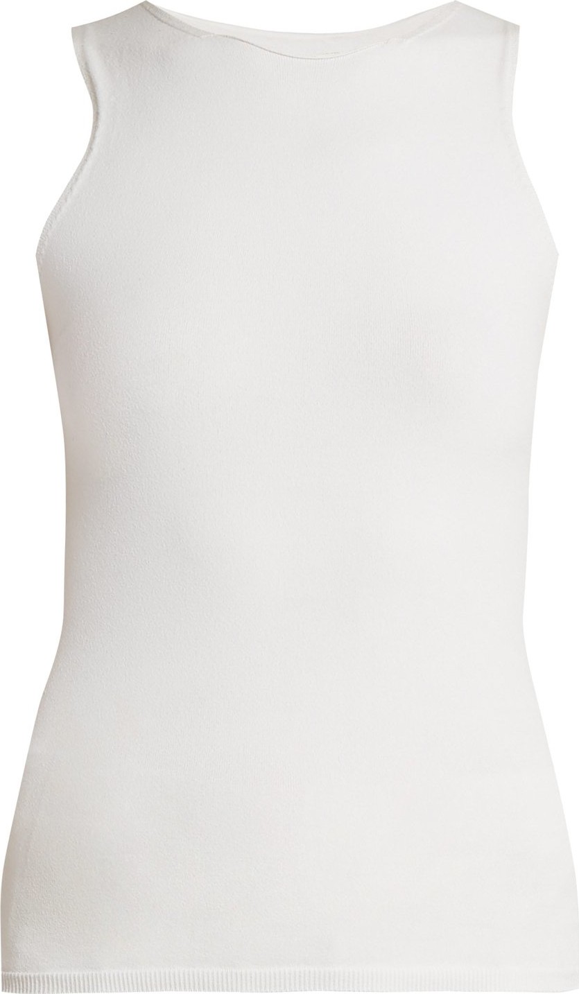 THE ROW Dillen crepe tank top