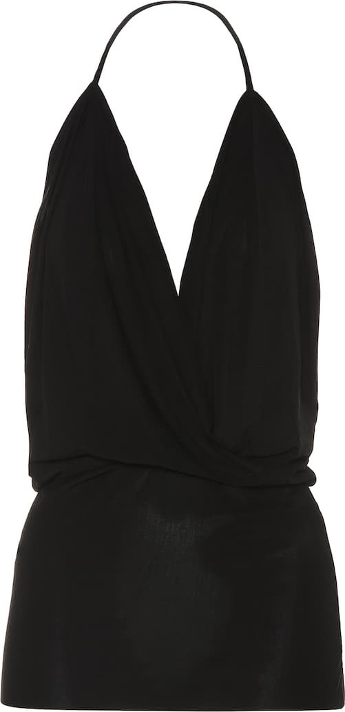 Rick Owens Lilies stretch jersey top