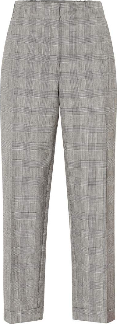 Salvatore Ferragamo Checked virgin wool pants