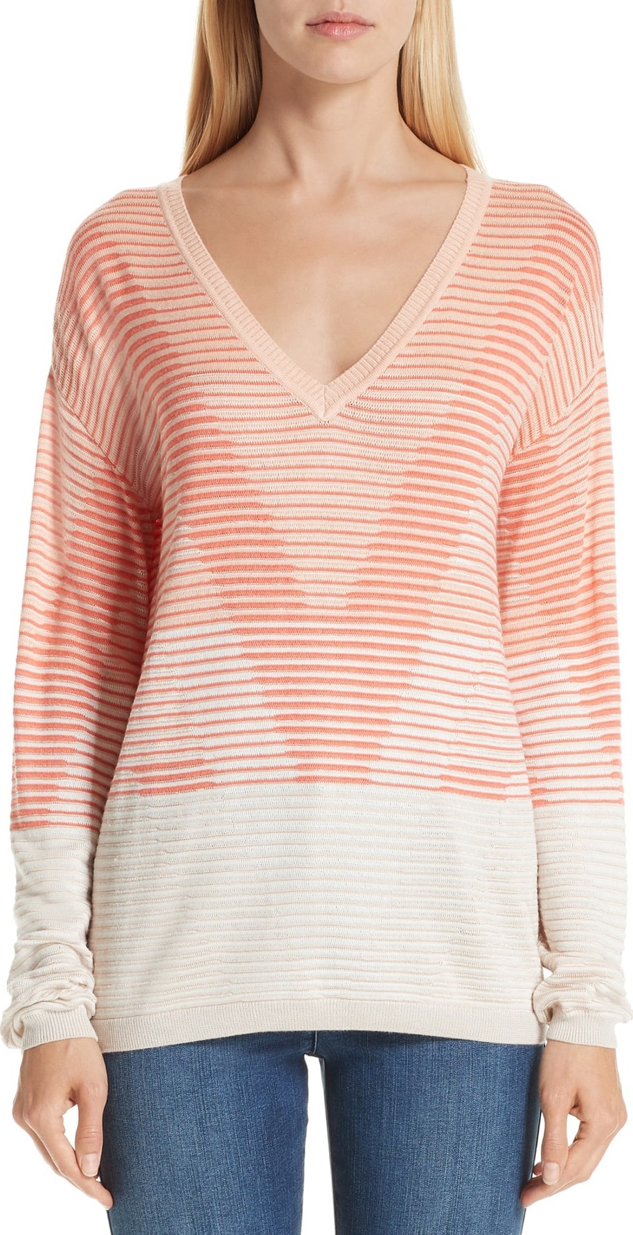 St. John Dégradé Drop Needle Sweater