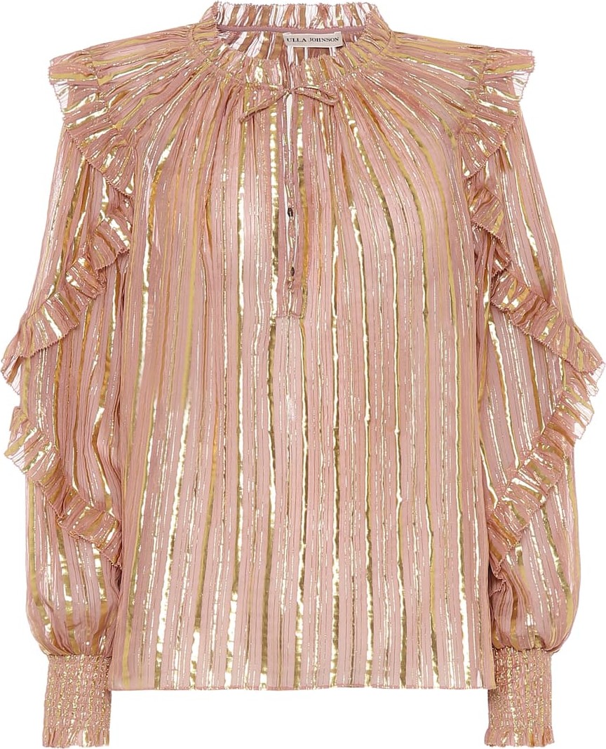Ulla Johnson Lucinda silk-blend blouse