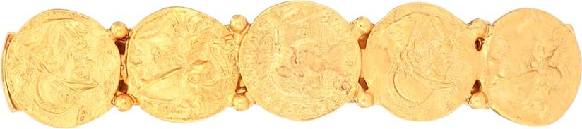 Oscar De La Renta Coin hair clip