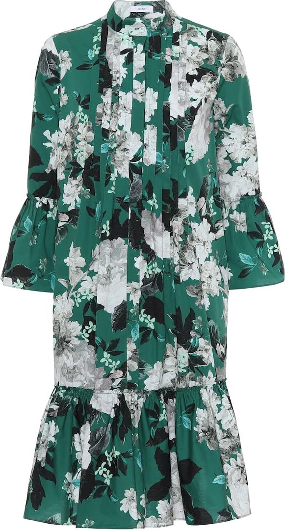 Erdem Winford floral cotton midi dress