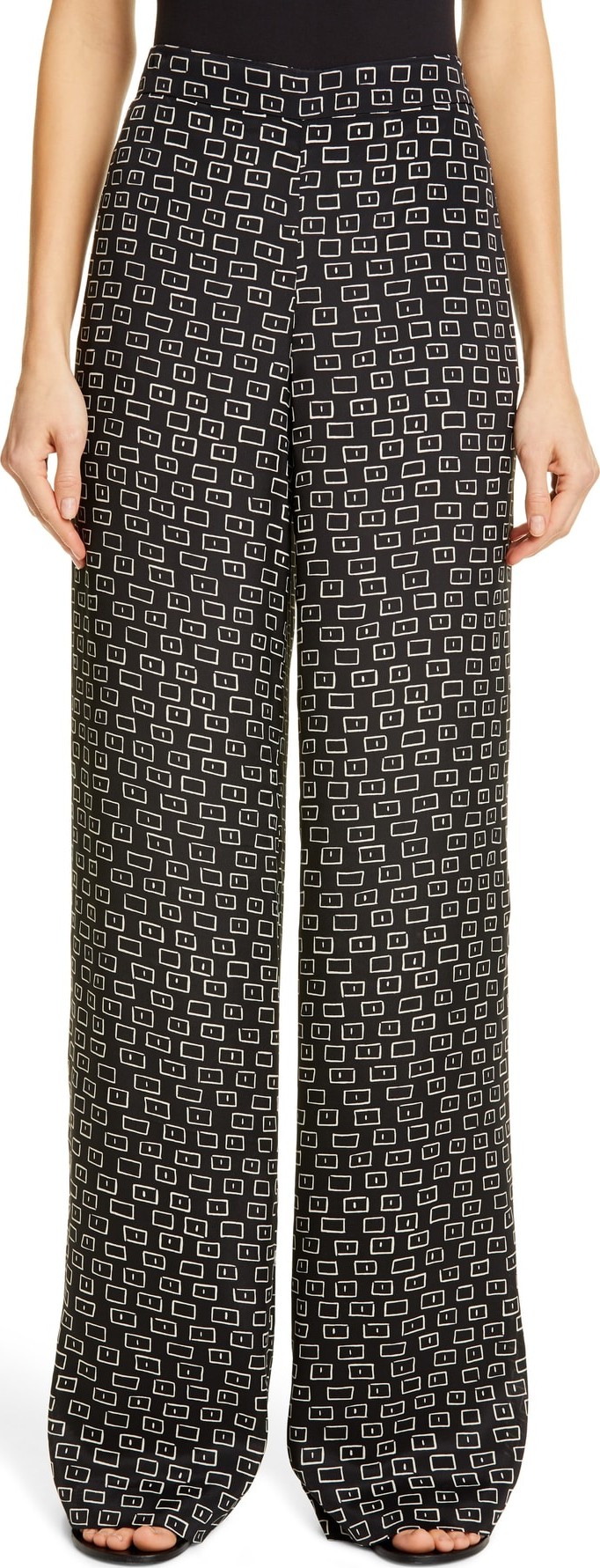 Lafayette 148 New York Columbus Flat Front Wide Leg Pants