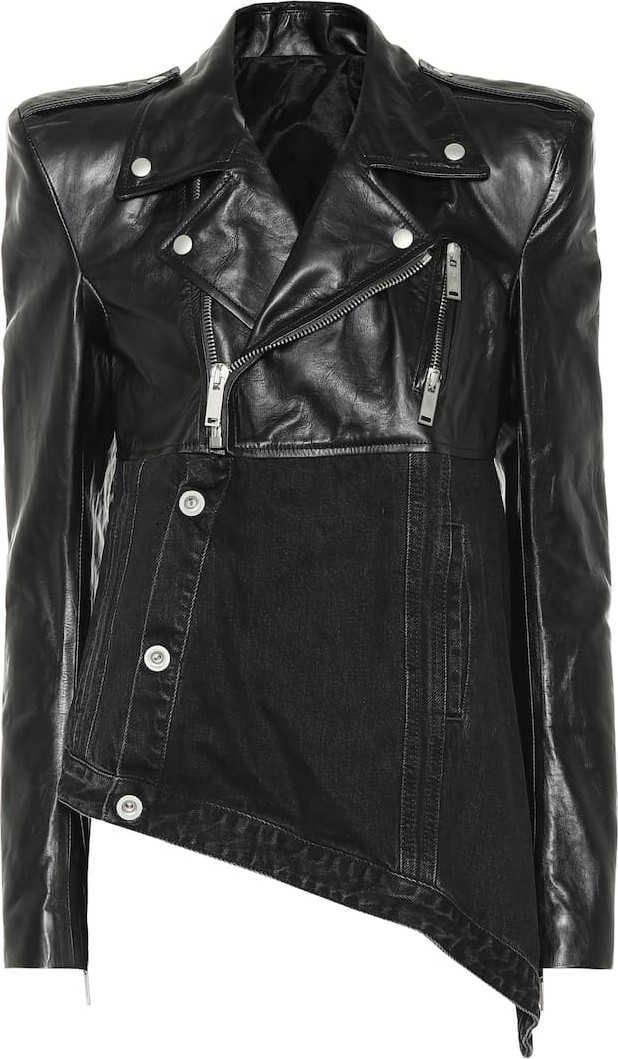 Unravel Leather and denim jacket