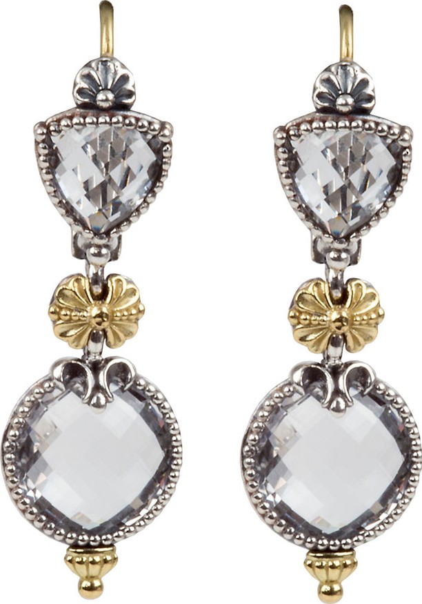 Konstantino Pythia Crystal Drop Earrings
