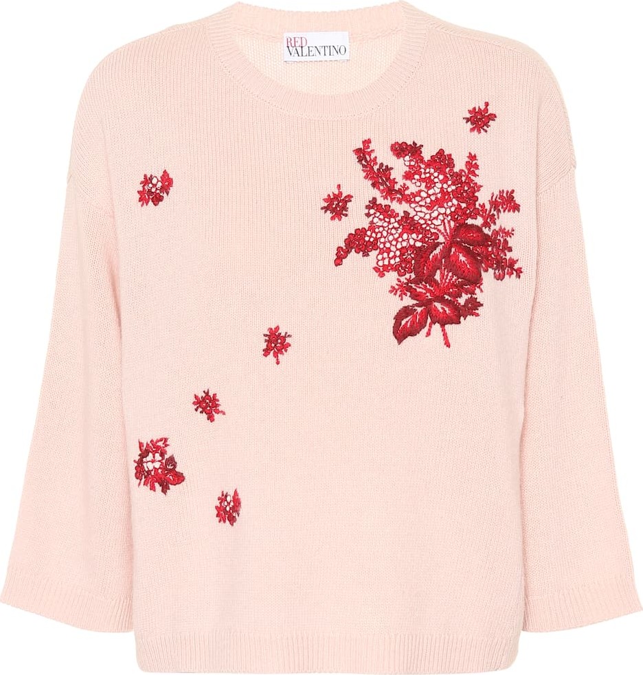 RED Valentino Embroidered sweater