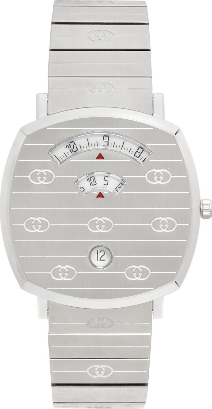 Gucci Silver Grip Watch