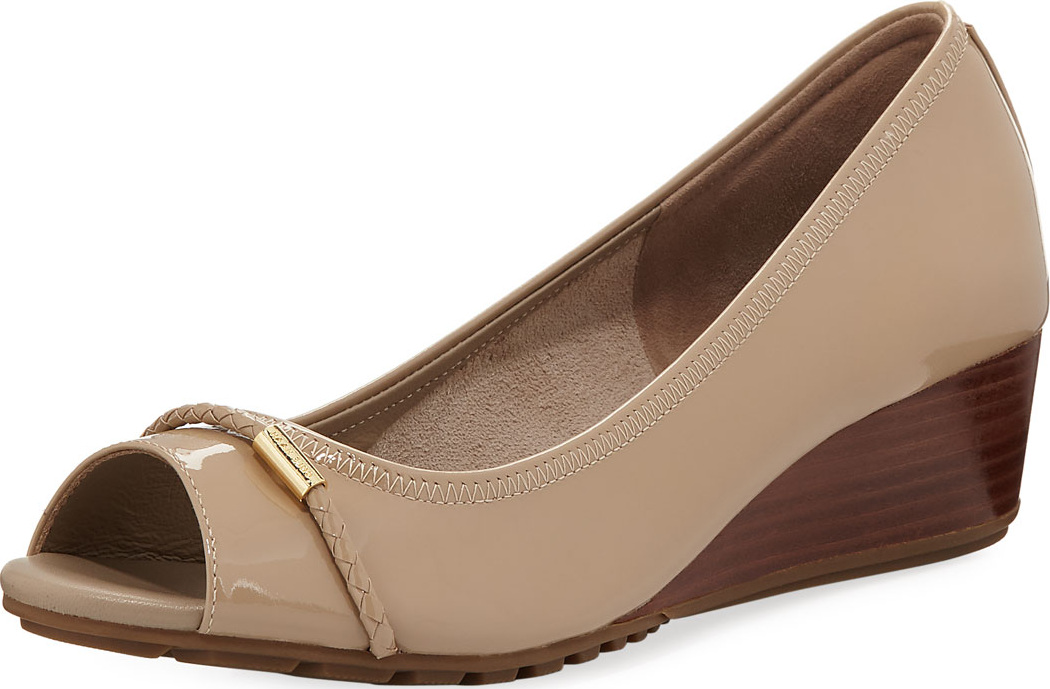 Cole Haan Emory Open-Toe Wedge Pump