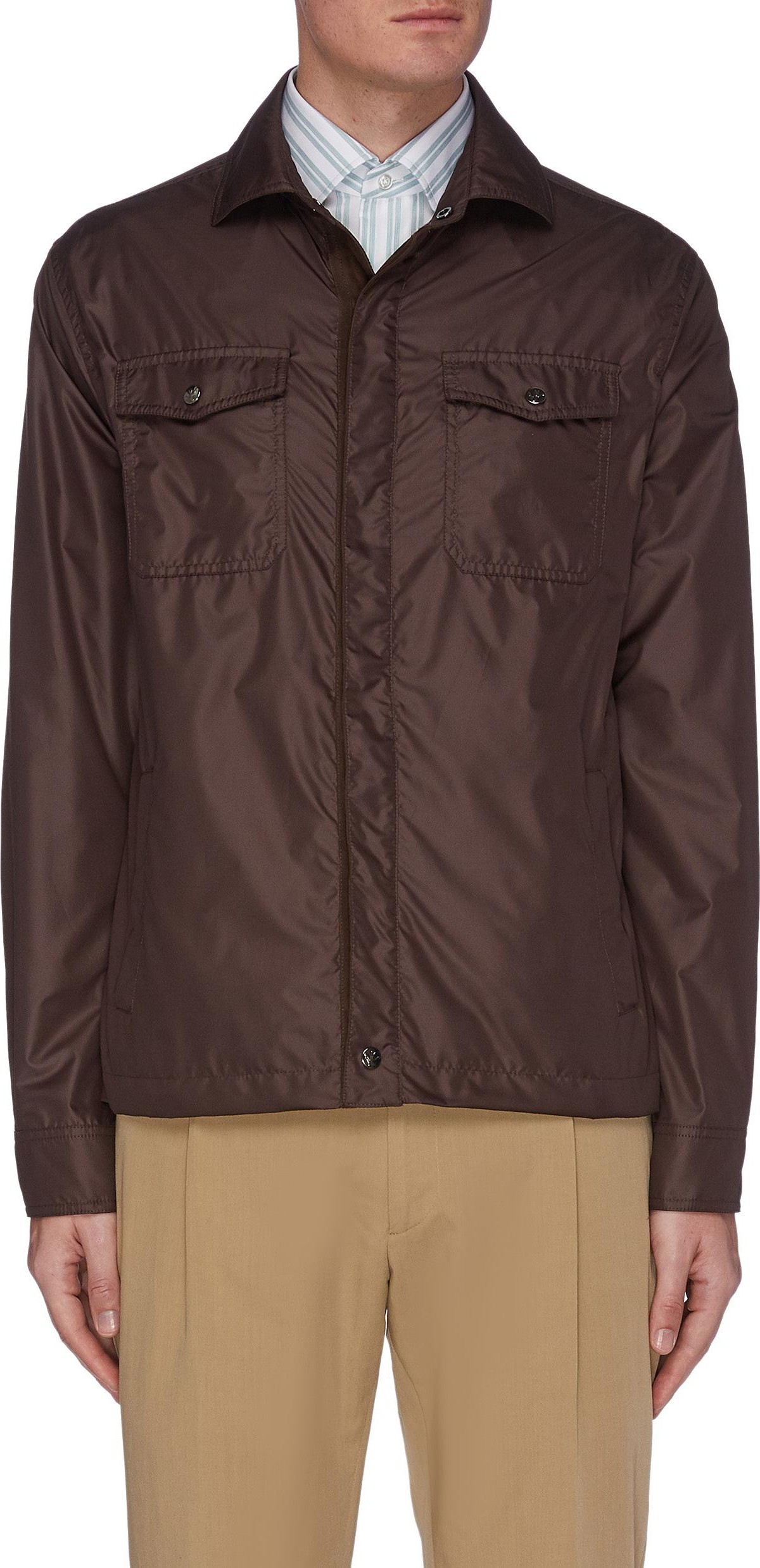 Isaia Snap front jacket