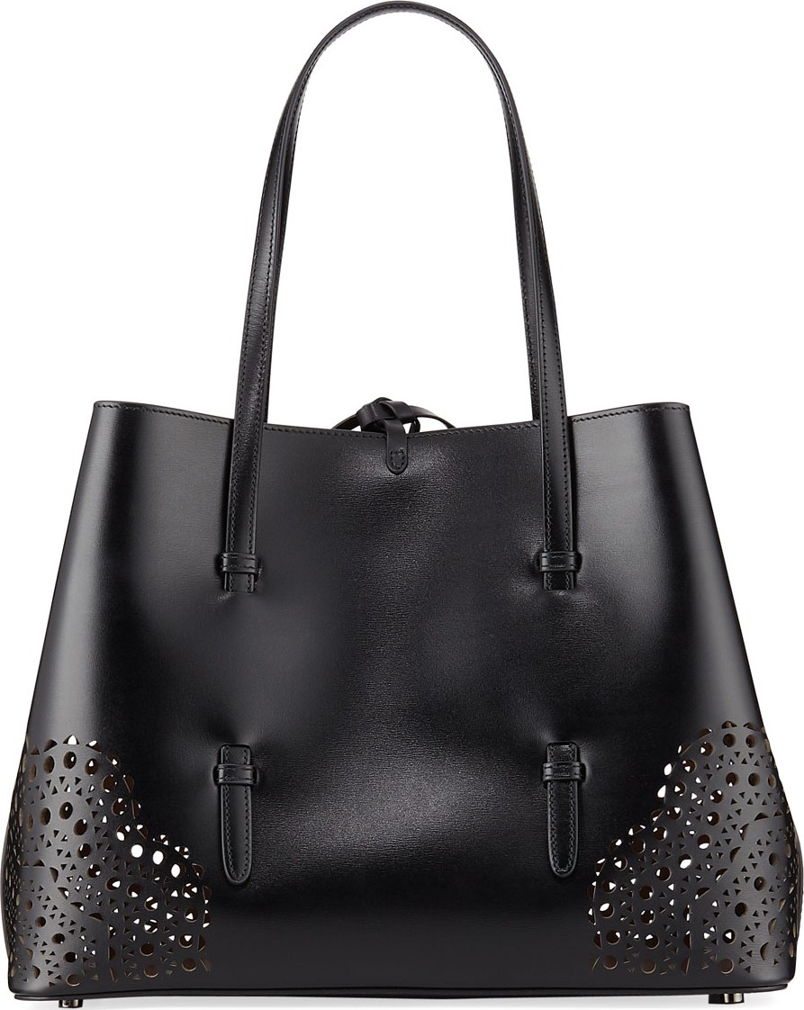 Alaïa New Small Lux Laser-Cut Tote Bag