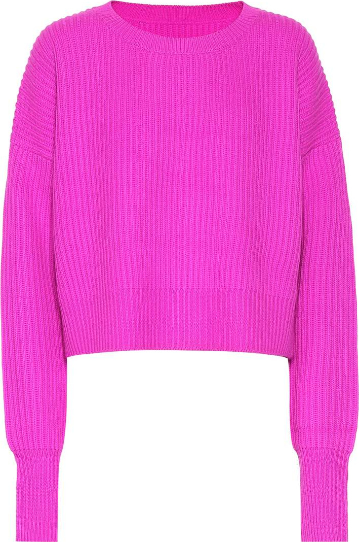 RE/DONE Wool and cashmere cropped sweater