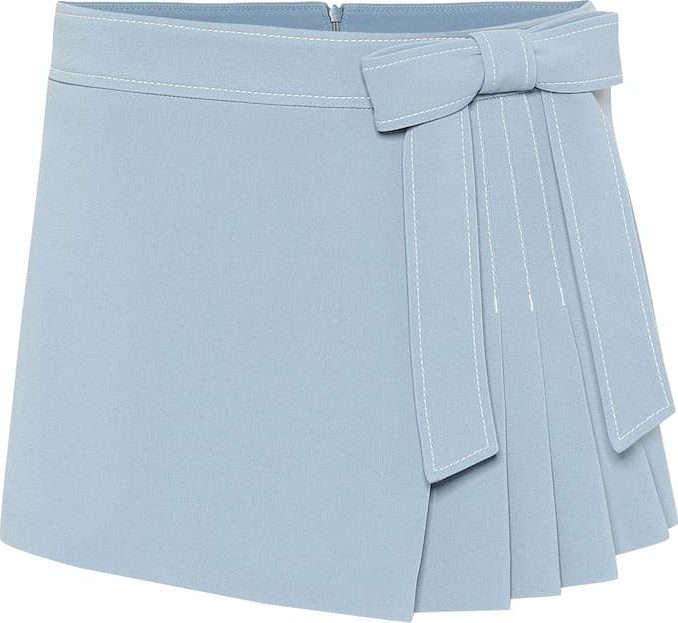 RED Valentino Stretch cady crêpe shorts