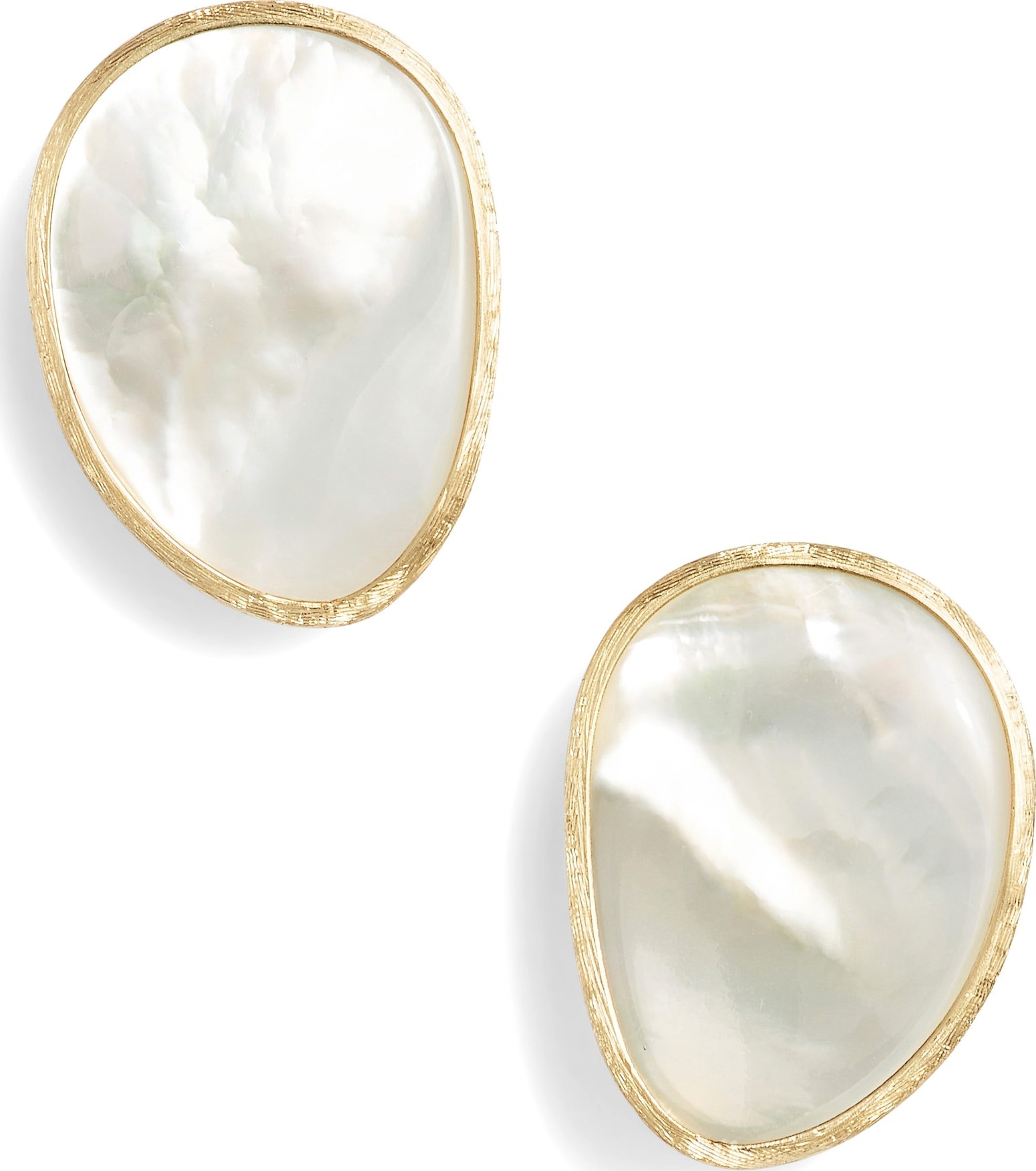 Marco Bicego Lunaria Pearl Stud Earrings