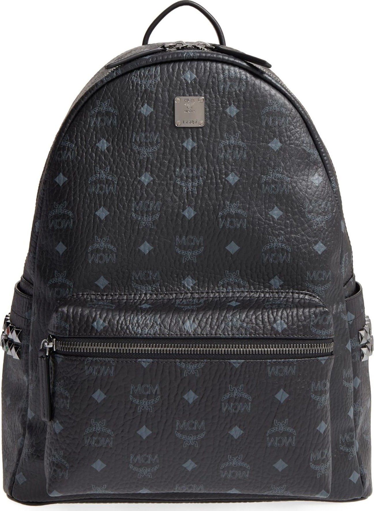 MCM MediumStark Visetos Coated Canvas Backpack