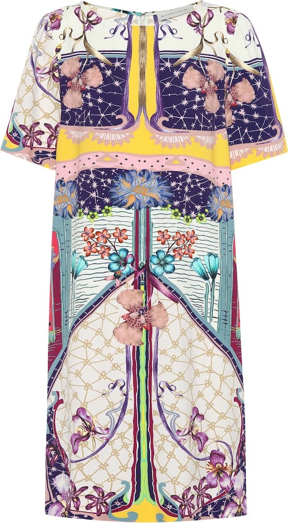Etro Floral-printed crêpe dress