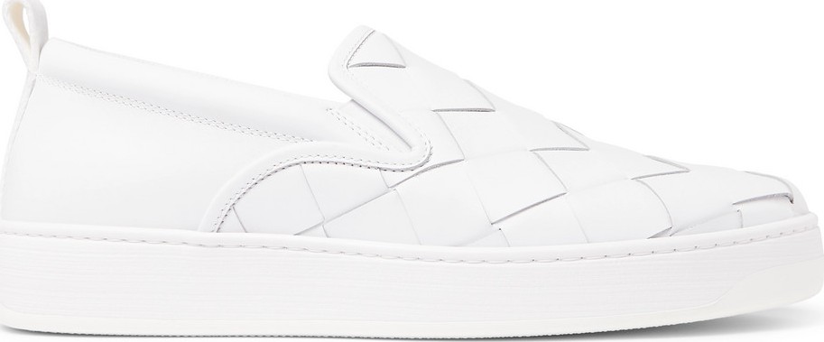 Bottega Veneta Dodger Intrecciato Leather Slip-On Sneakers