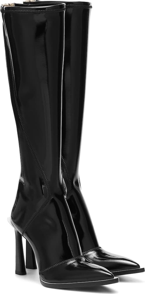 Fendi FFrame knee-high neoprene boots