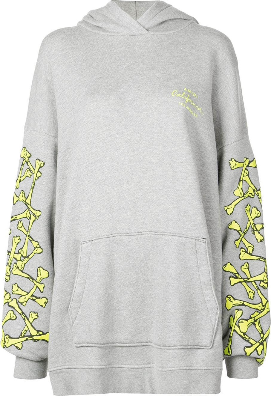 Amiri bones print hoodie dress