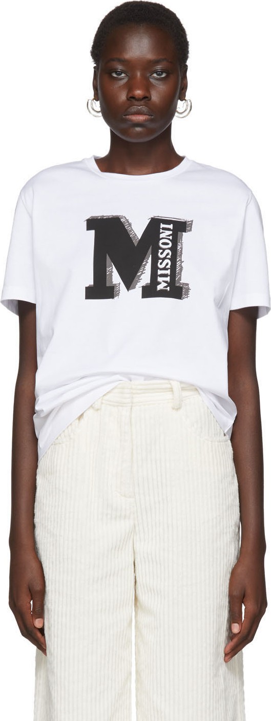 M Missoni White Missoni T-Shirt