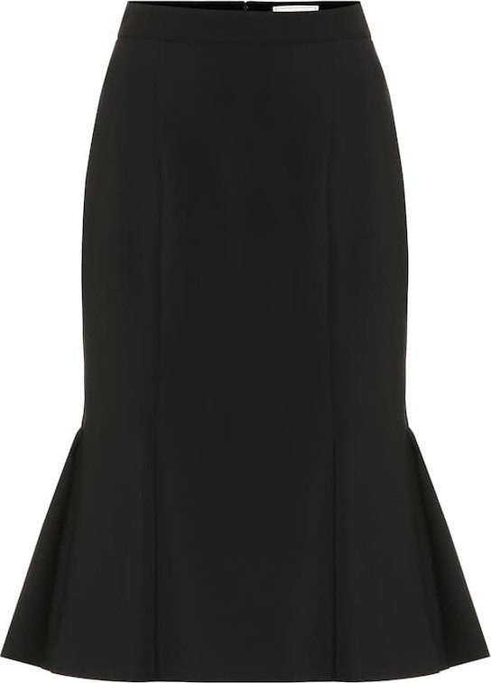 Alexander McQueen Stretch-wool skirt