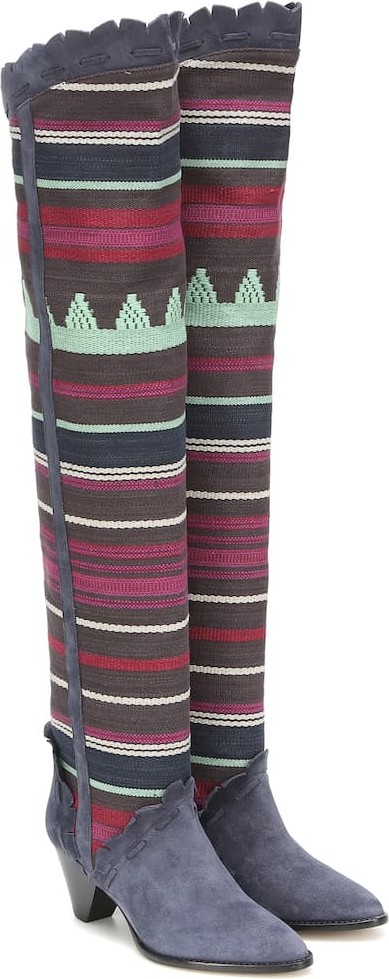 Isabel Marant Luiz suede over-the-knee boots