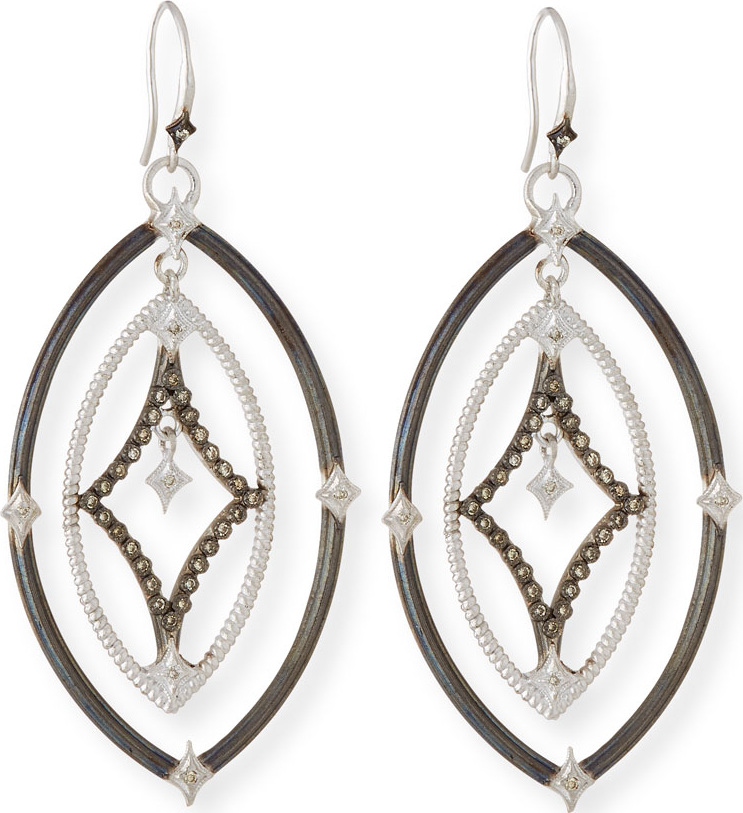 Armenta New World Crivelli Earrings w/ Diamonds